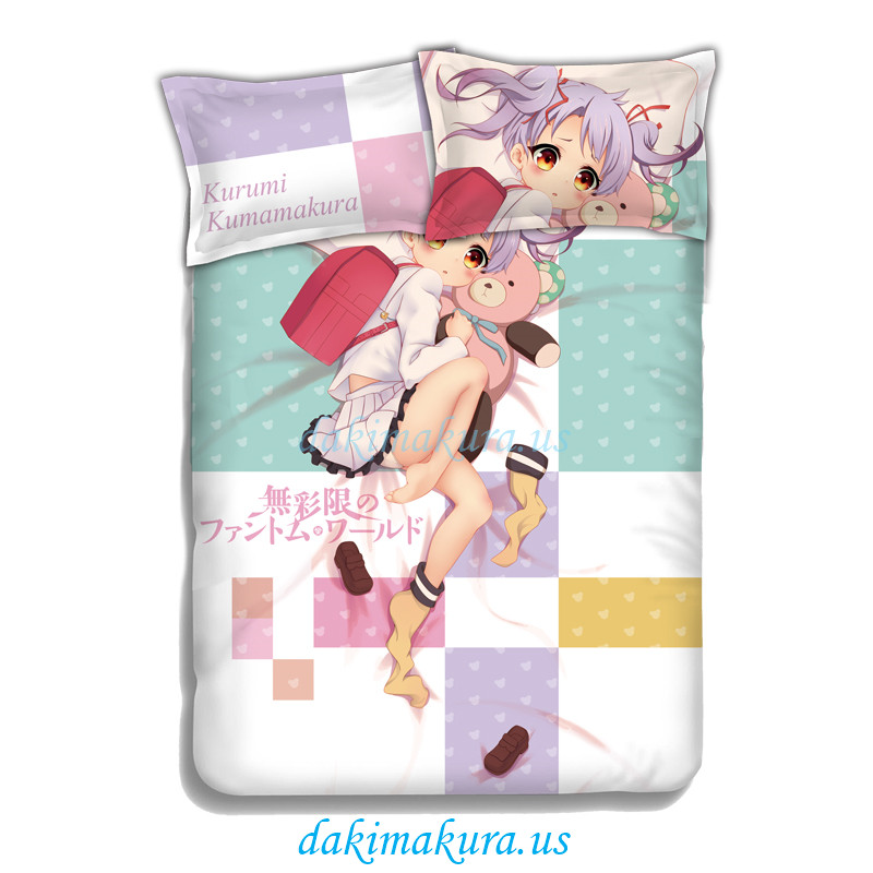 KUMAMAKURA Kurumi- Myriad Colors Phantom World Bed Sheet Duvet Cover with Pillow Covers